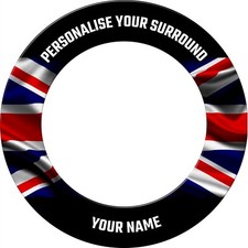 Personalised Union Jack Black