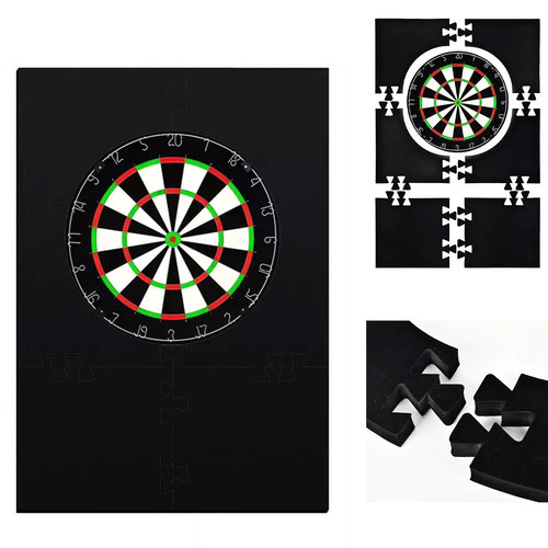 Puzzle style dartboard - style,